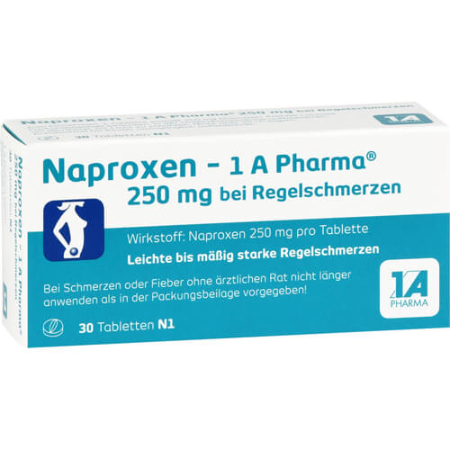 NAPROXEN-1A Pharma 250 mg b.Regelschmerzen Tabl. NAPROXEN-1A Pharma 250 mg b.Regelschmerzen Tabl.