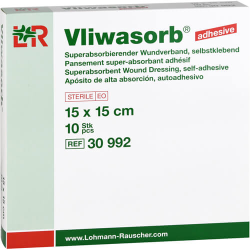 VLIWASORB adhesive superabso.Komp.sk.st.15x15 cm VLIWASORB adhesive superabso.Komp.sk.st.15x15 cm
