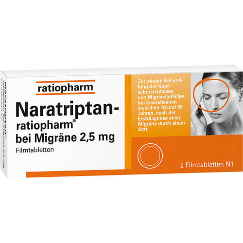 NARATRIPTAN-ratiopharm bei Migräne Filmtabletten NARATRIPTAN-ratiopharm bei Migräne Filmtabletten