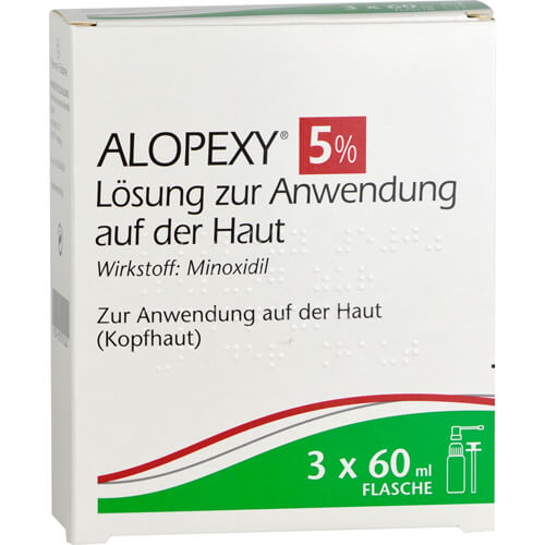 ALOPEXY 5% Lösung zur Anwendung auf der Haut ALOPEXY 5% Lösung zur Anwendung auf der Haut