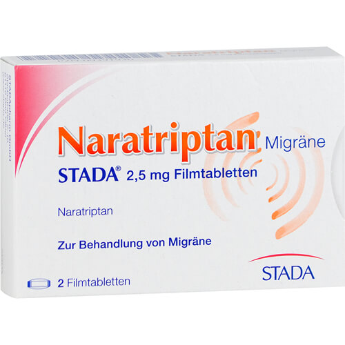 NARATRIPTAN Migräne STADA 2,5 mg Filmtabletten NARATRIPTAN Migräne STADA 2,5 mg Filmtabletten