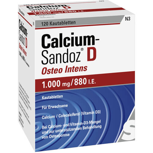 CALCIUM SANDOZ D Osteo intens Kautabletten CALCIUM SANDOZ D Osteo intens Kautabletten