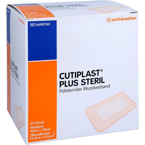 CUTIPLAST Plus steril 7,8x10 cm Verband CUTIPLAST Plus steril 7,8x10 cm Verband