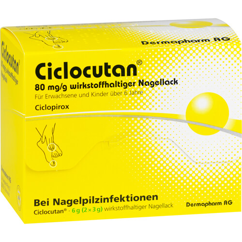 CICLOCUTAN 80 mg/g wirkstoffhaltiger Nagellack CICLOCUTAN 80 mg/g wirkstoffhaltiger Nagellack