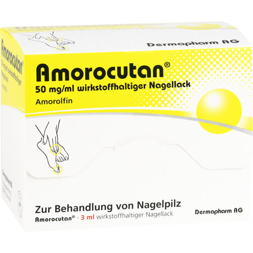 AMOROCUTAN 50 mg/ml wirkstoffhaltiger Nagellack AMOROCUTAN 50 mg/ml wirkstoffhaltiger Nagellack