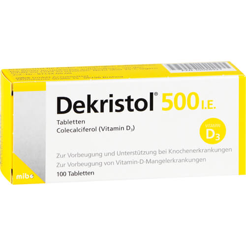 DEKRISTOL 500 I.E. Tabletten DEKRISTOL 500 I.E. Tabletten
