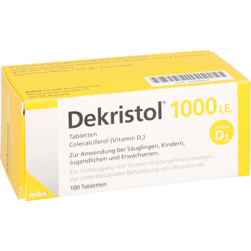 DEKRISTOL 1.000 I.E. Tabletten DEKRISTOL 1.000 I.E. Tabletten