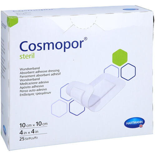 COSMOPOR steril Wundverband 10x10 cm COSMOPOR steril Wundverband 10x10 cm
