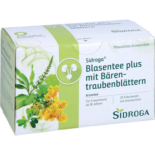SIDROGA Blasentee plus mit Bärentraubenblättern SIDROGA Blasentee plus mit Bärentraubenblättern