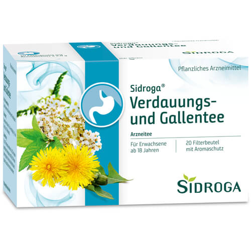 SIDROGA Verdauungs- und Gallentee Filterbeutel SIDROGA Verdauungs- und Gallentee Filterbeutel