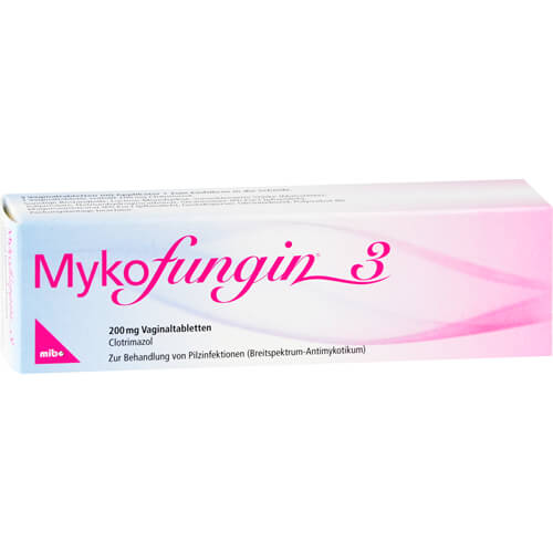 MYKOFUNGIN 3 Vaginaltabletten 200 mg MYKOFUNGIN 3 Vaginaltabletten 200 mg
