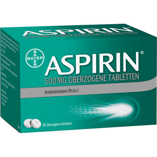 ASPIRIN 500 mg überzogene Tabletten ASPIRIN 500 mg überzogene Tabletten