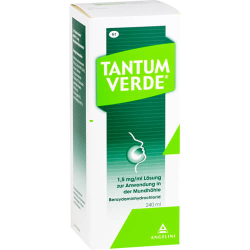 TANTUM VERDE 1,5 mg/ml Lösung z.Anw.i.d.Mundhöhle TANTUM VERDE 1,5 mg/ml Lösung z.Anw.i.d.Mundhöhle