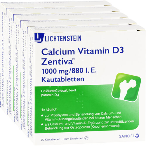 CALCIUM VITAMIN D3 Zentiva 1000 mg/880 I.E. Kautab CALCIUM VITAMIN D3 Zentiva 1000 mg/880 I.E. Kautab