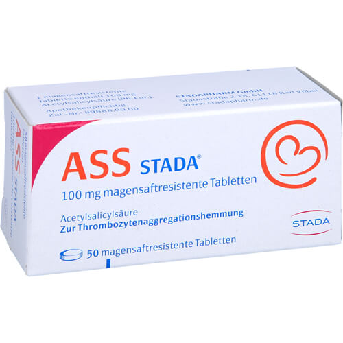 ASS STADA 100 mg magensaftresistente Tabletten ASS STADA 100 mg magensaftresistente Tabletten