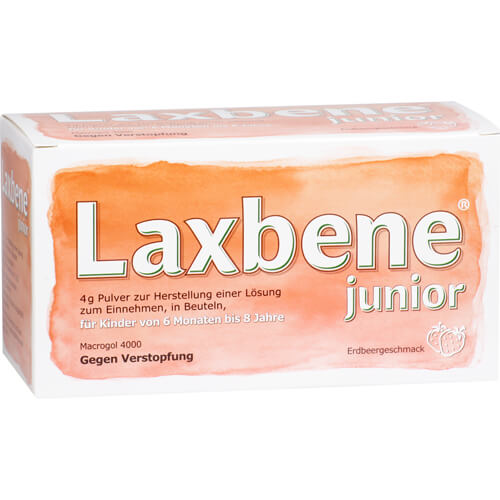 LAXBENE junior 4 g Plv.z.H.e.Lsg.z.Einn.Kdr.6M-8J LAXBENE junior 4 g Plv.z.H.e.Lsg.z.Einn.Kdr.6M-8J