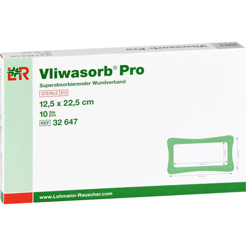 VLIWASORB Pro superabsorb.Komp.steril 12,5x22,5 cm VLIWASORB Pro superabsorb.Komp.steril 12,5x22,5 cm