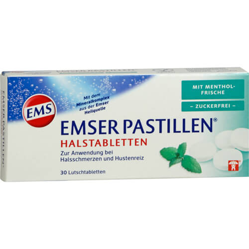 EMSER Pastillen mit Mentholfrische zuckerfrei EMSER Pastillen mit Mentholfrische zuckerfrei