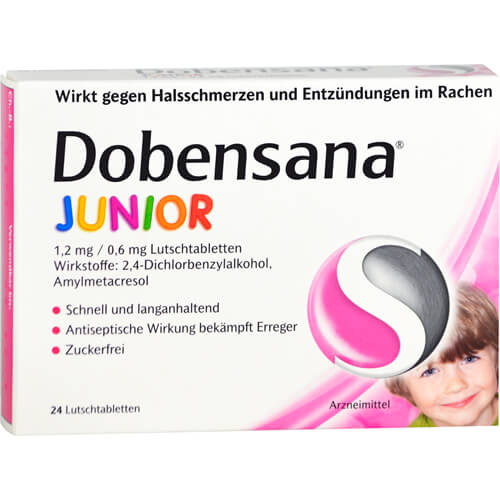 DOBENSANA Junior 1,2mg/0,6mg Lutschtabletten DOBENSANA Junior 1,2mg/0,6mg Lutschtabletten