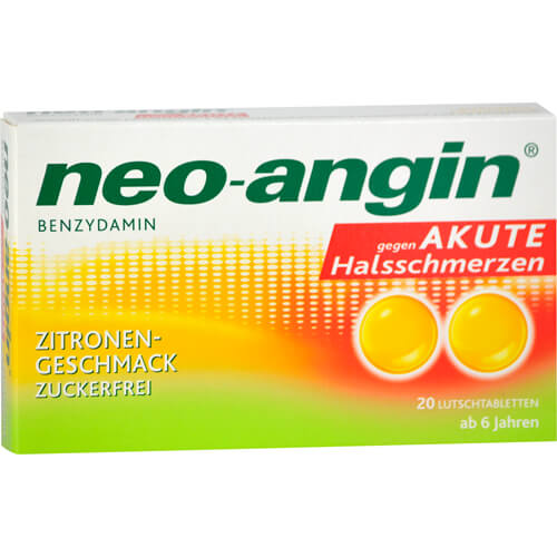 NEO-ANGIN Benzydamin akute Halsschmerzen Zitrone NEO-ANGIN Benzydamin akute Halsschmerzen Zitrone