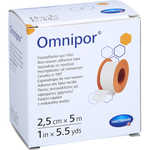 OMNIPOR Fixierpflaster Vlies 2,5 cmx5 m OMNIPOR Fixierpflaster Vlies 2,5 cmx5 m