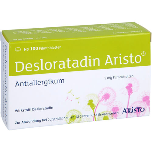 DESLORATADIN Aristo 5 mg Filmtabletten DESLORATADIN Aristo 5 mg Filmtabletten