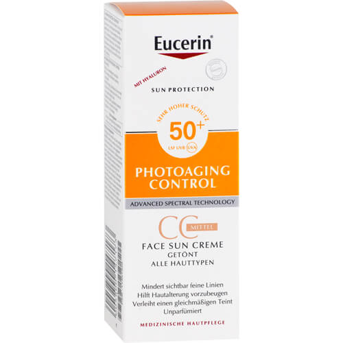 EUCERIN Sun CC Creme getönt mittel LSF 50+ EUCERIN Sun CC Creme getönt mittel LSF 50+