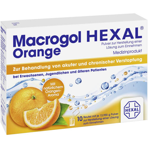 MACROGOL HEXAL Orange Plv.z.Her.e.Lsg.z.Einn.Btl. MACROGOL HEXAL Orange Plv.z.Her.e.Lsg.z.Einn.Btl.