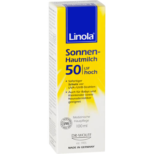 LINOLA Sonnen-Hautmilch LSF 50 LINOLA Sonnen-Hautmilch LSF 50
