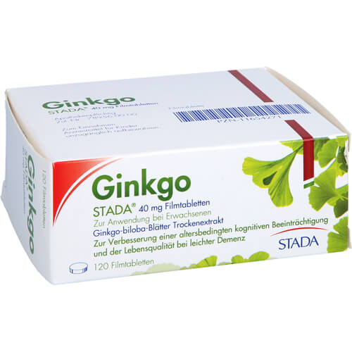 GINKGO STADA 40 mg Filmtabletten GINKGO STADA 40 mg Filmtabletten