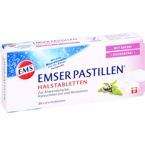 EMSER Pastillen mit Salbei zuckerfrei EMSER Pastillen mit Salbei zuckerfrei