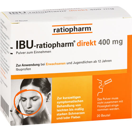 IBU-RATIOPHARM direkt 400 mg Pulver zum Einnehmen IBU-RATIOPHARM direkt 400 mg Pulver zum Einnehmen