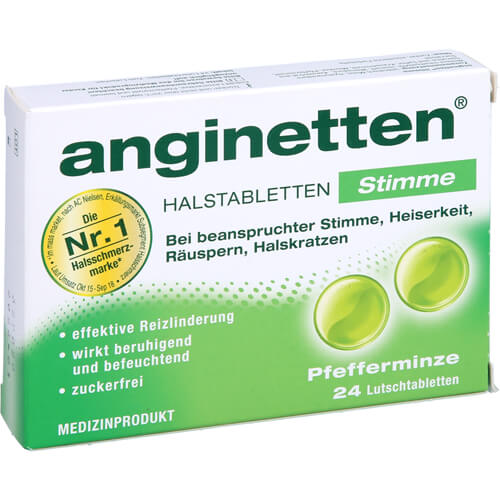 ANGINETTEN Stimme Lutschtabletten ANGINETTEN Stimme Lutschtabletten