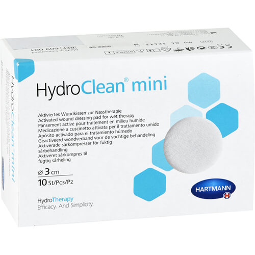 HYDROCLEAN mini Kompressen 3 cm rund steril HYDROCLEAN mini Kompressen 3 cm rund steril