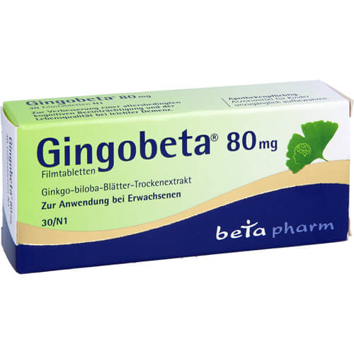 GINGOBETA 80 mg Filmtabletten GINGOBETA 80 mg Filmtabletten