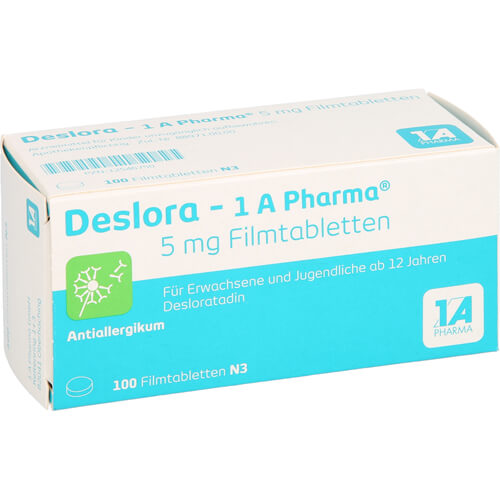 DESLORA-1A Pharma 5 mg Filmtabletten DESLORA-1A Pharma 5 mg Filmtabletten