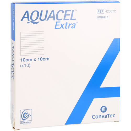 AQUACEL Extra 10x10 cm Verband AQUACEL Extra 10x10 cm Verband