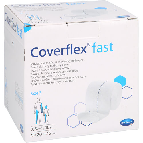 COVERFLEX fast Schlauchverb.Gr.3 7,5 cmx10 m weiß COVERFLEX fast Schlauchverb.Gr.3 7,5 cmx10 m weiß