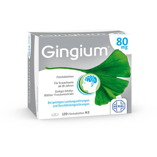 GINGIUM 80 mg Filmtabletten GINGIUM 80 mg Filmtabletten