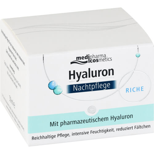 HYALURON NACHTPFLEGE riche Creme im Tiegel HYALURON NACHTPFLEGE riche Creme im Tiegel