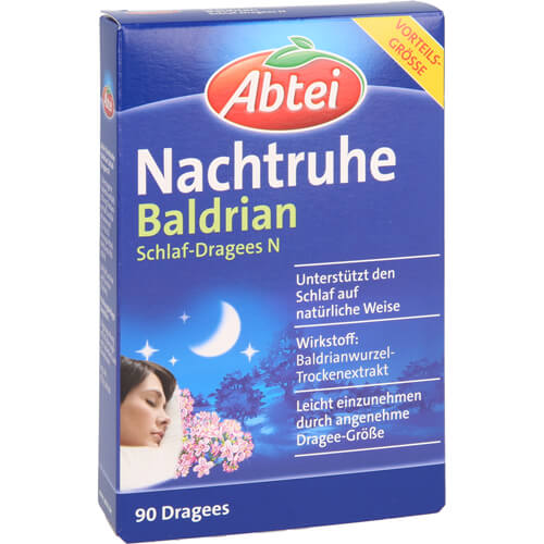 ABTEI Nachtruhe Baldrian Schlaf-Dragees N ABTEI Nachtruhe Baldrian Schlaf-Dragees N