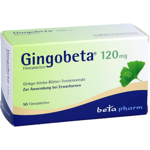 GINGOBETA 120 mg Filmtabletten GINGOBETA 120 mg Filmtabletten