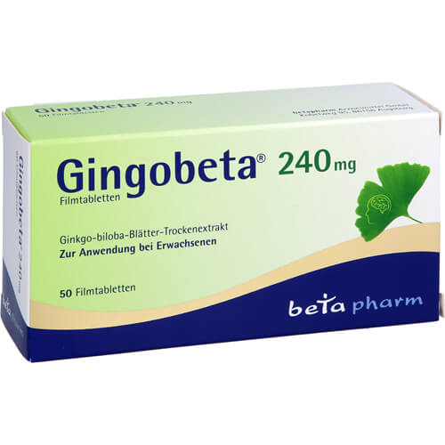 GINGOBETA 240 mg Filmtabletten GINGOBETA 240 mg Filmtabletten
