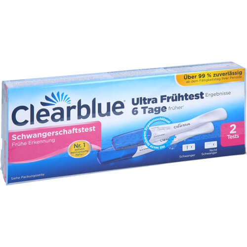 CLEARBLUE Schwangerschaftstest frühe Erkennung CLEARBLUE Schwangerschaftstest frühe Erkennung