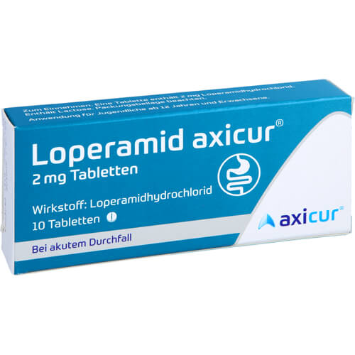 LOPERAMID axicur 2 mg Tabletten LOPERAMID axicur 2 mg Tabletten