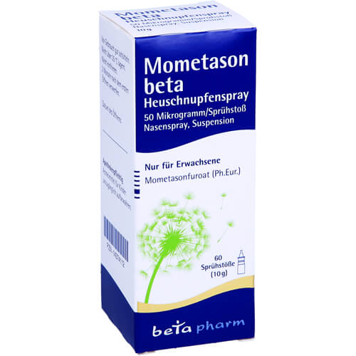 MOMETASON beta Heuschnupfenspray 50μg/Sp.60 Sp.St MOMETASON beta Heuschnupfenspray 50μg/Sp.60 Sp.St
