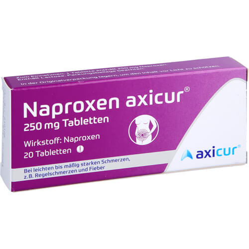 NAPROXEN axicur 250 mg Tabletten NAPROXEN axicur 250 mg Tabletten
