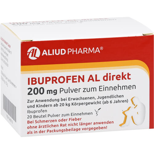 Ibuprofen AL direkt 200 mg Pulver bei Fieber und Schmerzen Ibuprofen AL direkt 200 mg Pulver bei Fieber und Schmerzen