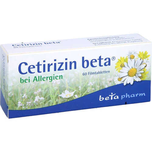 CETIRIZIN beta Filmtabletten CETIRIZIN beta Filmtabletten