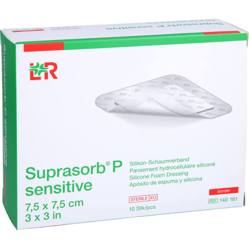 SUPRASORB P sensitive PU-Schaumv.border 7,5x7,5cm SUPRASORB P sensitive PU-Schaumv.border 7,5x7,5cm